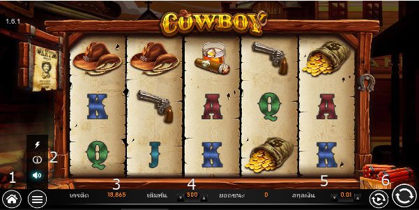 How to play cowboy slot